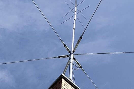 アマチュア無線 HF帯GPアンテナCP-6Sを屋上に設置しました