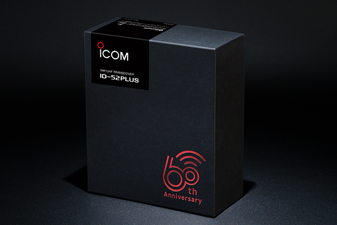 次世代アマチュア無線機の決定版Icom ID-52PLUSの魅力に迫る!アイコム60周年記念限定モデルも同時発売