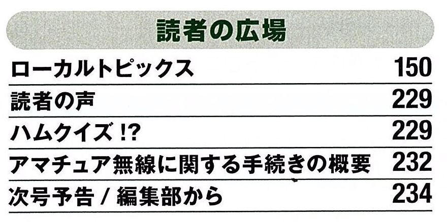 CQ ham radio 2025年4月号