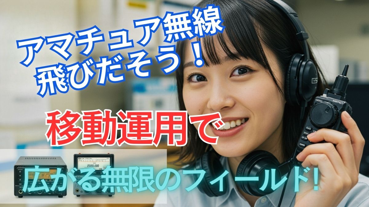 移動運用で広がる無限のフィールド