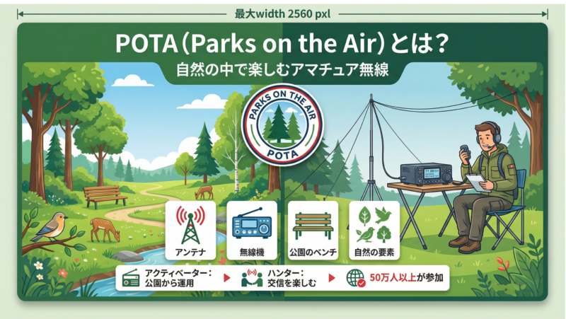 POTA（Parks on the Air）の基本概要 - アクティベーターとハンターの楽しみ方