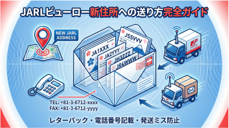 JARLビューロー新住所への「送り方」完全ガイド