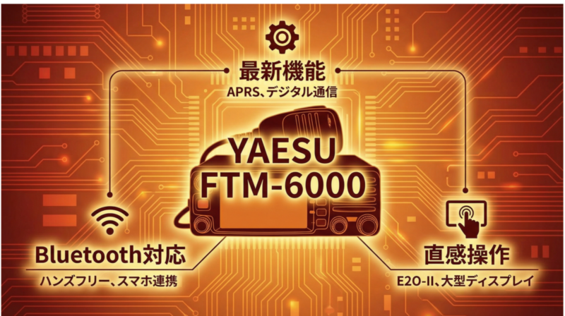 YAESU FTM-6000の製品画像と特徴