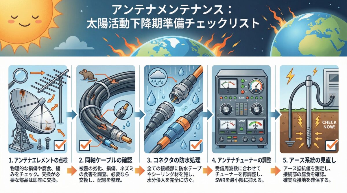 アンテナ整備のチェックリスト