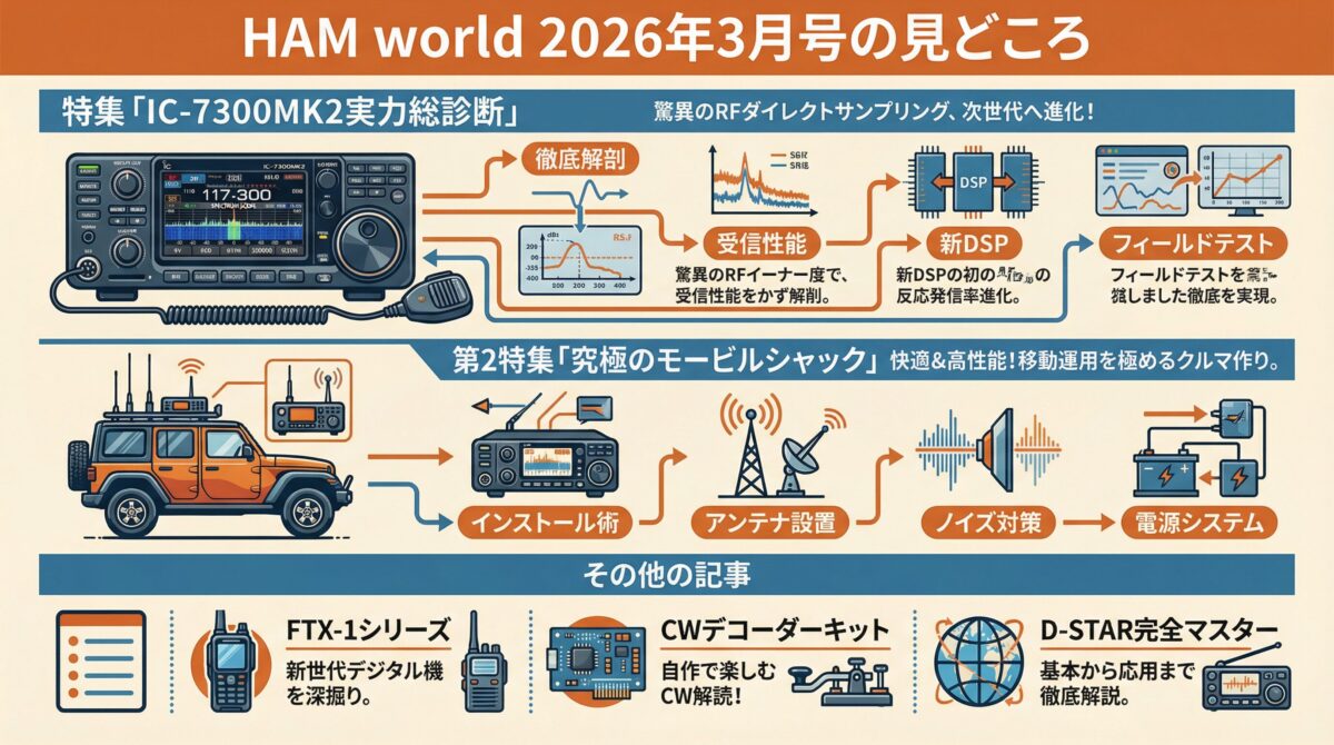 HAM world 2026年3月号の見どころ