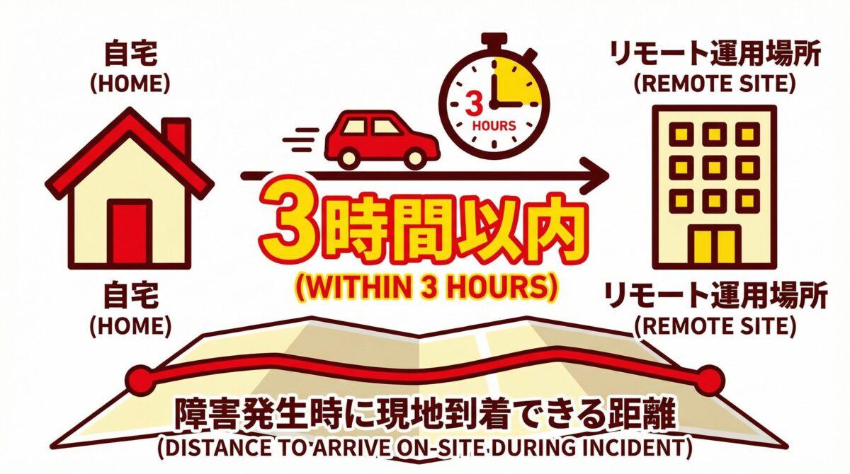 リモート運用の3時間ルール