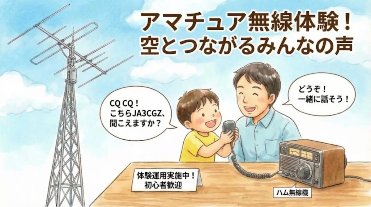 アマチュア無線を体験してみよう