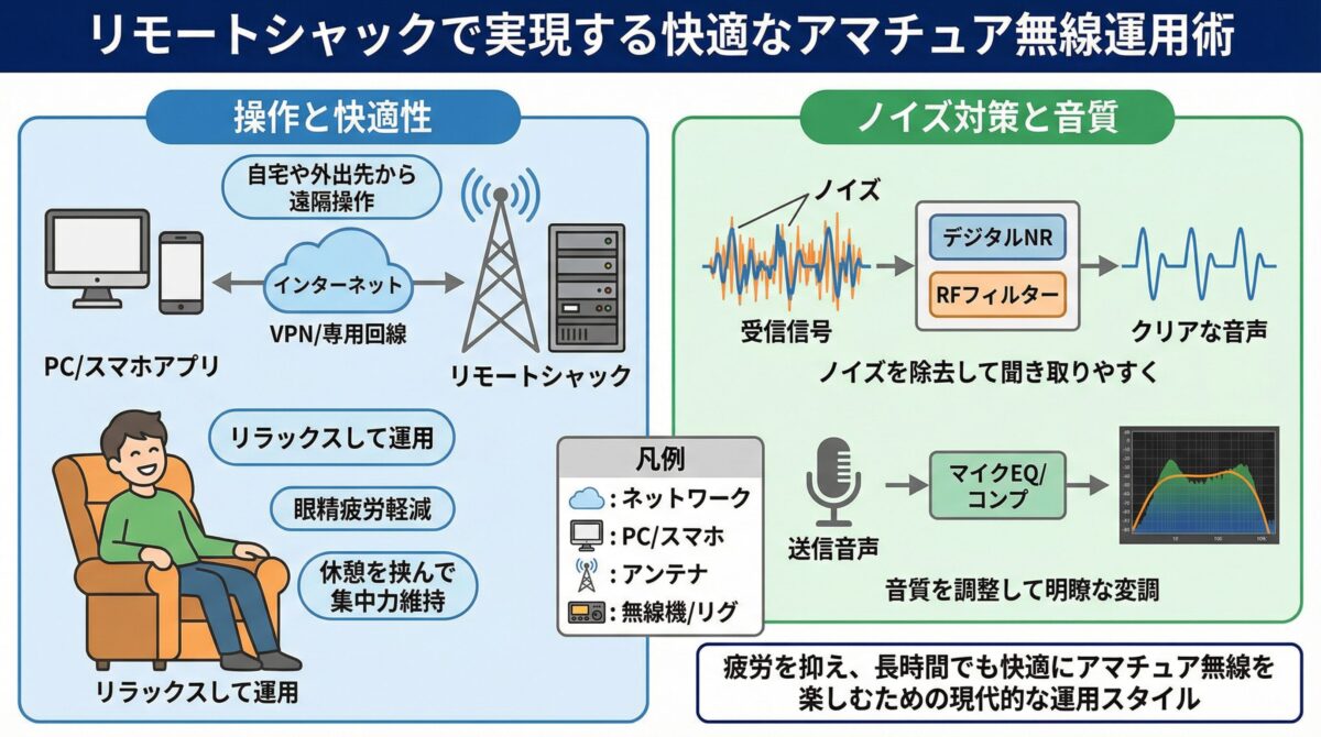 リモートシャックを活用した運用術