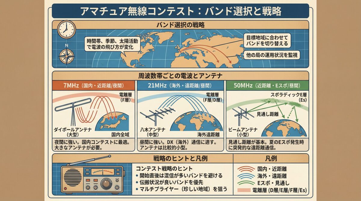 バンド選択の戦略