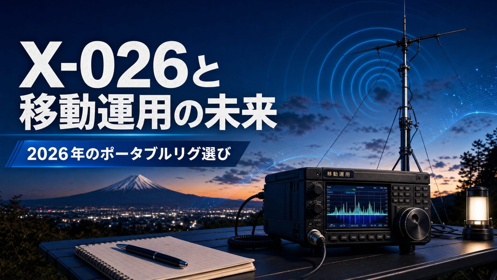 2026年最新】アイコムが放つ次世代機「X-026」の衝撃！IC-705後継や