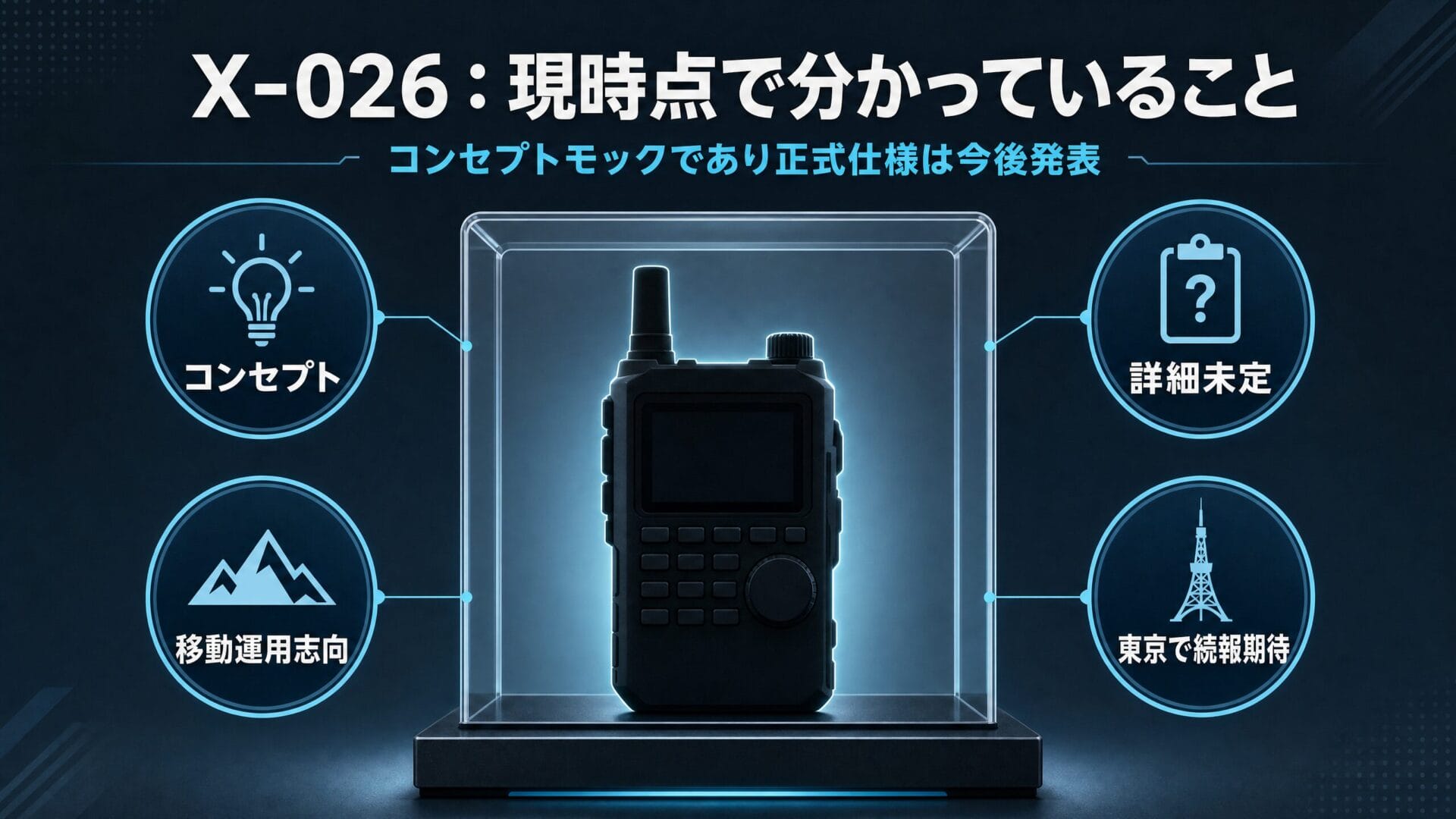 X-026について現時点で分かっていること