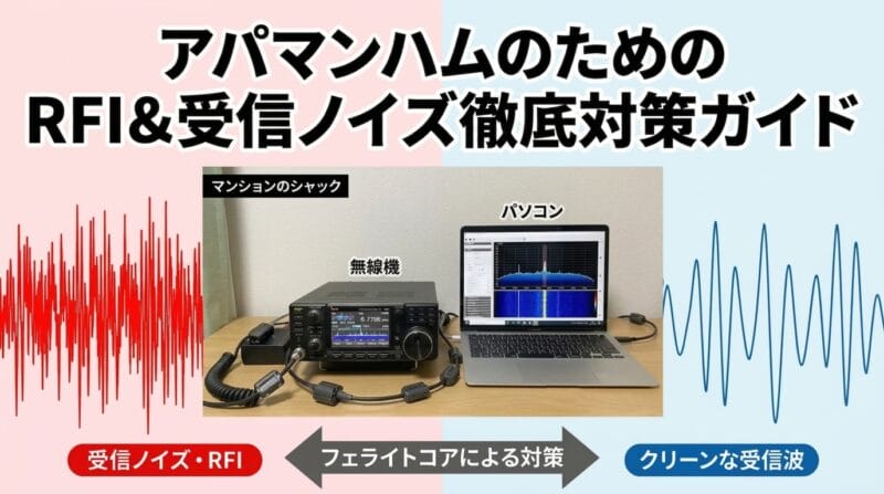 アパマンハムのためのノイズ徹底対策